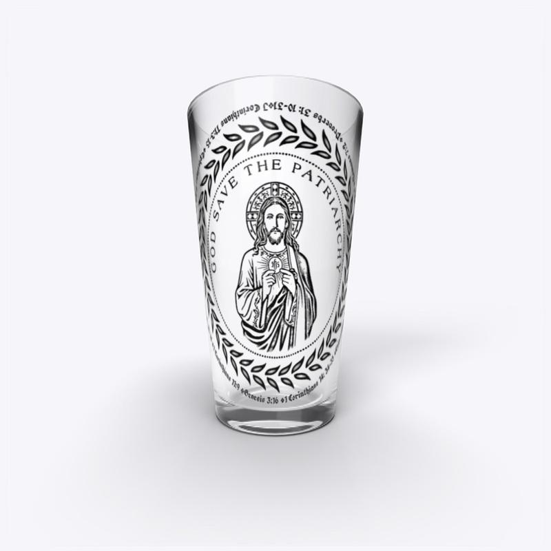 Pint Glass God Save the Patriarchy